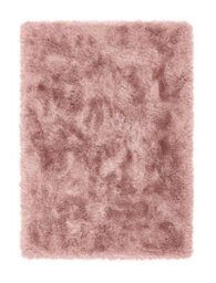 Rose Shaggy Rug, Anti-Shed Easy To Clean Rug, Handmade Modern Plain Rug For Dining Room, & Bedroom-60Cm X 120Cm - thumbnail 1