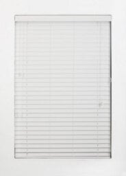 Furnished Faux Wood Venetian Blinds - White 50mm Slats Trimmable Blinds For Windows And Doors  (W)220Cm (L)210Cm - thumbnail 3
