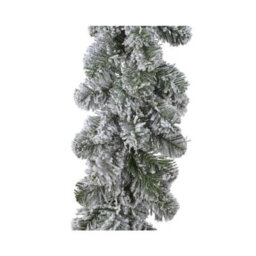 Kaemingk Imperial Snowy Garland Green/white (270Cm X 20Cm)