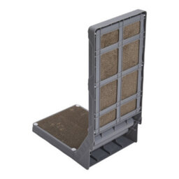 Thehotsale Corrugated L-Shaped Cat Scratcher With Toys 25Cm(W) X 40Cm(D) X 60Cm(H) - thumbnail 5