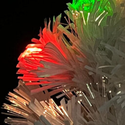 Berkfield Artificial Christmas Tree With Led White 64 Cm Fibre Optic - thumbnail 6