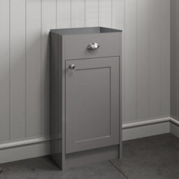 Affine 400mm Bathroom Vanity Unit Storage Cabinet Furniture Grey Traditional Flat Pack - thumbnail 1