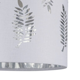 First Choice Lighting Set Of 2 Fern - White Cut Out 15.5Cm Table Lamp Shades - thumbnail 4