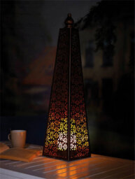 Netagon Luxform Lighting Battery Powered Luxor Style Pyramid Lamp - thumbnail 4