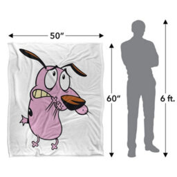 Courage The Cowardly Dog Season 2 Silky Supersoft Blanket Multicoloured (152Cm X 127Cm) - thumbnail 5