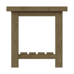 Fwstyle Solid Pine Lamp Side Table - thumbnail 3