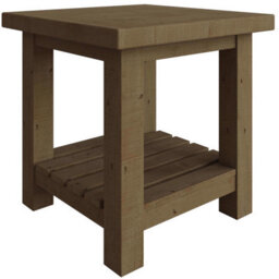 Fwstyle Solid Pine Lamp Side Table - thumbnail 2