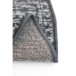 Melrose Colorama Traditional Design Charcoal Area Circular Round Rug 120X120Cm - thumbnail 4