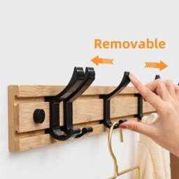 6 Hooks Over The Door Hanger Clothes Coat Jacket Rack Towel Wall Holder Storage - thumbnail 4