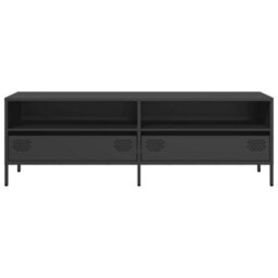 Walplus Tv Cabinet Black 135X39X43.5 Cm Cold-Rolled Steel - thumbnail 4
