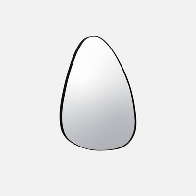 Sweeek - Organic Metal Mirror Harvey Black 64X3X45.5 Cm - image 1