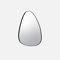 Sweeek - Organic Metal Mirror Harvey Black 64X3X45.5 Cm - thumbnail 1