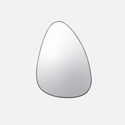Sweeek - Organic Metal Mirror Harvey Black 64X3X45.5 Cm - thumbnail 4