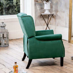 Annapoli Recliner Armchair - Green - thumbnail 7