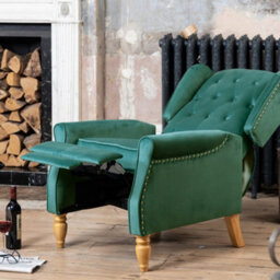 Annapoli Recliner Armchair - Green - thumbnail 3