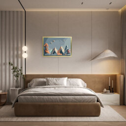 "AK Frames Sleek 24X16"" Gold Thin Modern Picture Frame - Slim And Design For Posters, Prints And Photos - Elegant Wall Frame Decor" - thumbnail 5