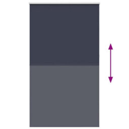 Berkfield Durable Roller Blind Blackout Marine 120X230 Cm Fabric Width 116.6 Cm Polyester - thumbnail 5