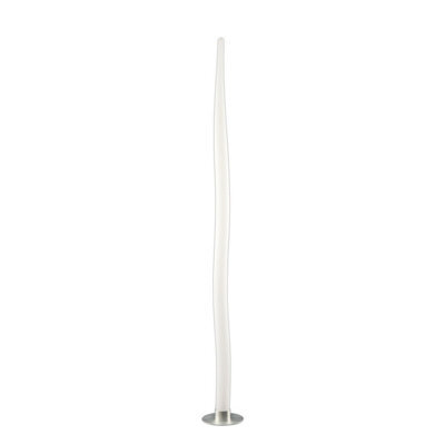 Luminosa Lighting Luminosa Estalacta Floor Lamp 1 Light Gu10 Indoor/outdoor Ip44, Silver/opal White - image 1