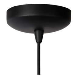 Lucide Dikra Modern Pendant Light 40Cm - 1Xe27 - Black - thumbnail 6