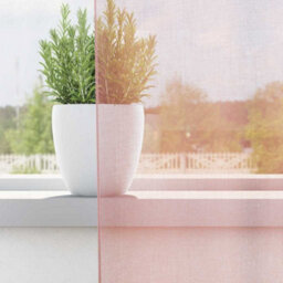 Berkfield Voile Curtains With Grommets 2 Pcs Light Pink 140X245 Cm - thumbnail 3