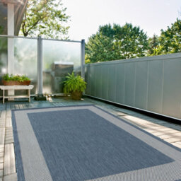 The Rugs Ecology Collection Outdoor Rugs In Blue  200Blu - thumbnail 1
