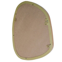 Agenzia 14 Modern Gold Pebble Metal Wall Mirror 41 X 53Cm - thumbnail 8