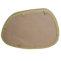 Agenzia 14 Modern Gold Pebble Metal Wall Mirror 41 X 53Cm - thumbnail 9
