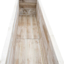 Forest Garden Caledonian Wooden Long Raised Bed - With Base - 45 X 180Cm - thumbnail 4