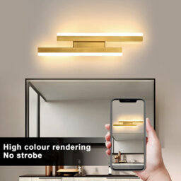 Pheashine Scandinavian Gold Acrylic 40X9.5X4Cm 16W 3000K Warm White Wall Lamp - thumbnail 5
