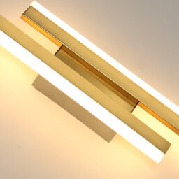 Pheashine Scandinavian Gold Acrylic 40X9.5X4Cm 16W 3000K Warm White Wall Lamp - thumbnail 4