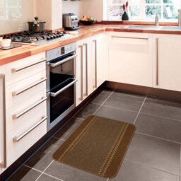 The Rugs Washable Designer Rugs & Mats Lined Bordered Design In Brown   116Br - thumbnail 6