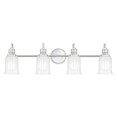 Luminosa Lighting Elstead Quoizel Swell Wall Lamp Polished Chrome, Ip44