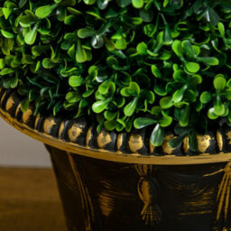 Homcom Set Of 2 Potted Artificial Plants, Topiary Spiral Boxwood Trees, 90Cm - thumbnail 9