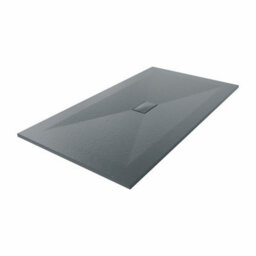 Sundaze Matt Black Walk In Wet Room Shower Enclosure 1200mm & 1000mm & 215mm Flipper Panel With 1800X1000mm Anthracite Shower Tray - thumbnail 3