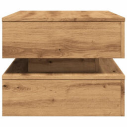 Vidaxl Coffee Table With Led Lights Artisian Oak 90X50X40 Cm - thumbnail 8