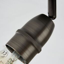 Inlight Catalyst Pewter & Black Gunmetal Effect 3 Light Spotlight - thumbnail 3