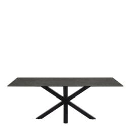 Furniture To Go Heaven Dining Table With Ceramic Black Top (L) 200Cm Seats Up To 6 - thumbnail 2