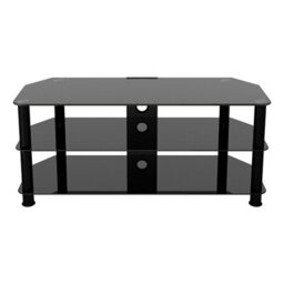 "Avf Classic 1.14M Glass Corner Tv Stand With Cable Management For Tvs Up To 55"" - Black" - thumbnail 9
