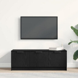 Berkfield Tv Cabinet Black Oak 102X35X36,5 Cm Engineered Wood - thumbnail 4