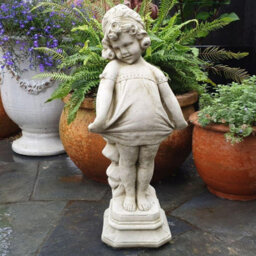Stunning Stonecast Shy Girl Garden Statue Ornament - thumbnail 2