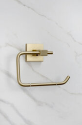Bristan Square Toilet Roll Holder Brushed Brass - thumbnail 3