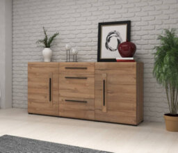 Arte Tulsa Chic Sideboard Cabinet In Oak Grandson - W1800mm X H860mm X D390mm - thumbnail 2