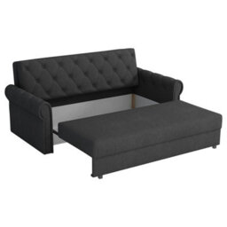 Viva Roma Iv Living Room Sofa Bed Has Storage Polyurethane Foam Hr Foam Wave Spring Metal Legs 188X85X98Cm Olive - thumbnail 2