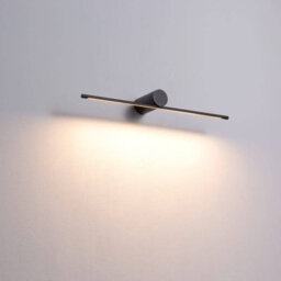 Ultra Beam Lighting Ultrabeam Picture Wall Light Fitting Black Finish 8 Watt Warm White Led 600mm Wide - thumbnail 2