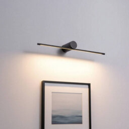 Ultra Beam Lighting Ultrabeam Picture Wall Light Fitting Black Finish 8 Watt Warm White Led 600mm Wide - thumbnail 3