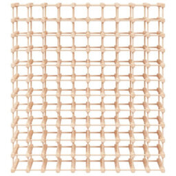 Walplus Wine Rack For 120 Bottles 112.5X23X123.5 Cm Solid Wood Pine - thumbnail 3
