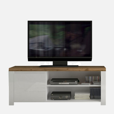 Heze Furniture Vigo 1 Door 2 Shelves Tv Unit With Storage - image 1