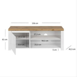 Heze Furniture Vigo 1 Door 2 Shelves Tv Unit With Storage - thumbnail 5