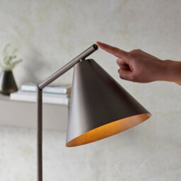 Luminosa Lighting Luminosa Cape Task Floor Lamp Brushed Antique Bronze Plate, 1X E27 - thumbnail 5