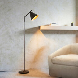 Luminosa Lighting Luminosa Cape Task Floor Lamp Brushed Antique Bronze Plate, 1X E27 - thumbnail 3